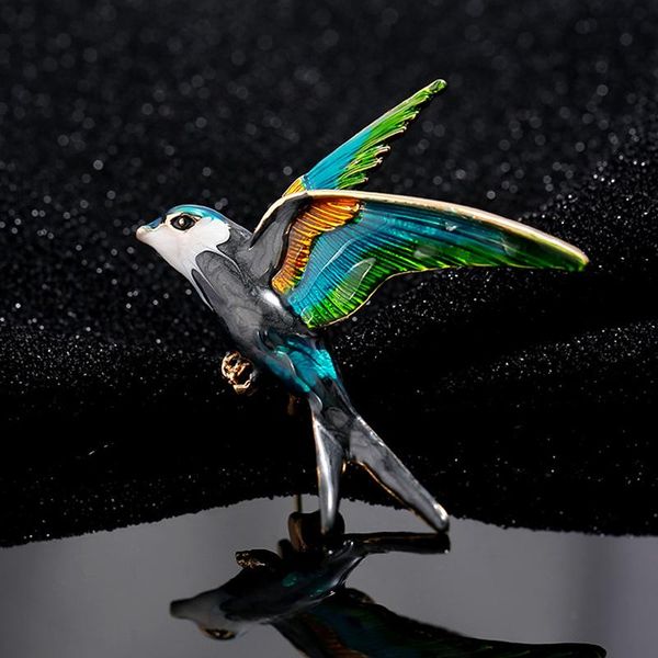 pins, brooches animal bird clothes pins enamel all-match drip oil flying swallow alloy fashion jewelry women, Gray
pins, brooches animal bird clothes pins enamel all-match drip oil flying swallow alloy fashion jewelry women, Gray