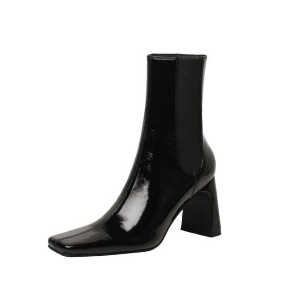 New Fashion Women Real Leather Ankle Boots Thick Heel Slip On Square Toe Short Boots Female Winter Footwear Size 34-40, Black
New Fashion Women Real Leather Ankle Boots Thick Heel Slip On Square Toe Short Boots Female Winter Footwear Size 34-40, Black