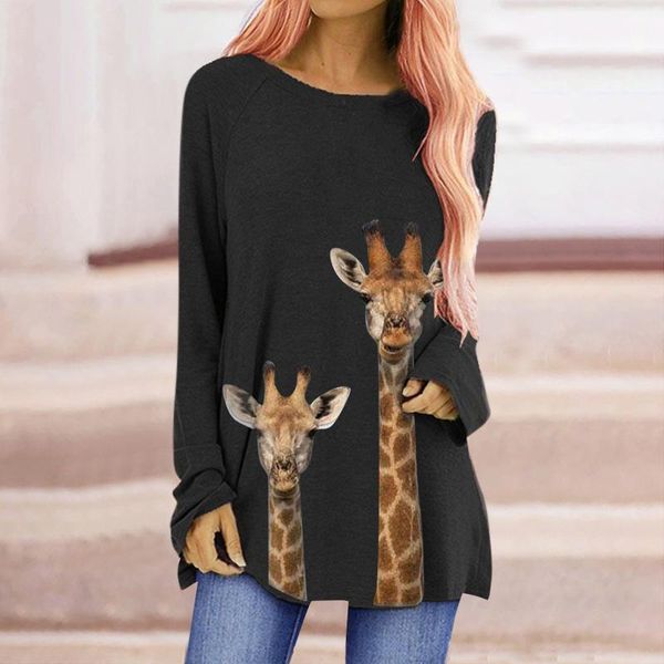 women's blouses & shirts animal printed round neck long sleeved casual 2021Â plus size harajuku tee female blusas y camisas, White
women's blouses & shirts animal printed round neck long sleeved casual 2021Â plus size harajuku tee female blusas y camisas, White
