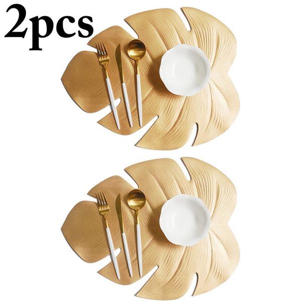 mats & pads 2pcs creative artificial monstera table insulation pad solid placemats non slip mat kitchen accessories decoration
mats & pads 2pcs creative artificial monstera table insulation pad solid placemats non slip mat kitchen accessories decoration