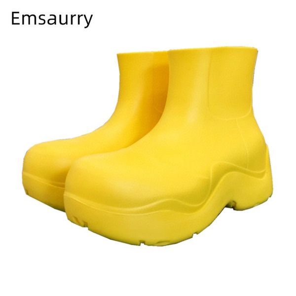 boots multicolor pvc rainboots women round toe thick heel platform slip-on botas mujer waterproof short booties for girls, Black
boots multicolor pvc rainboots women round toe thick heel platform slip-on botas mujer waterproof short booties for girls, Black