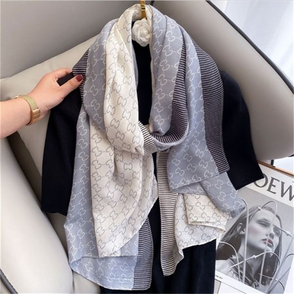 scarf female autumn and winter new cotton versatile linen sunscreen silk scarf oversized shawl bib, Blue;gray
scarf female autumn and winter new cotton versatile linen sunscreen silk scarf oversized shawl bib, Blue;gray