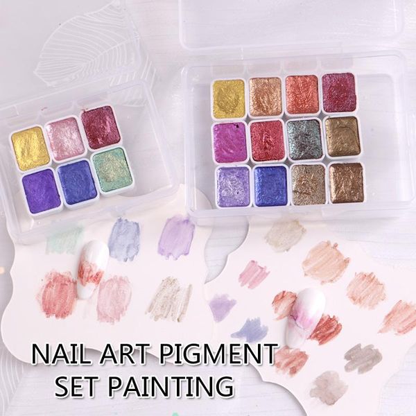 nail glitter 6pcs/set art pigment painting flowers watercolor paint charming blooming shimmer solid powder, Silver;gold
nail glitter 6pcs/set art pigment painting flowers watercolor paint charming blooming shimmer solid powder, Silver;gold