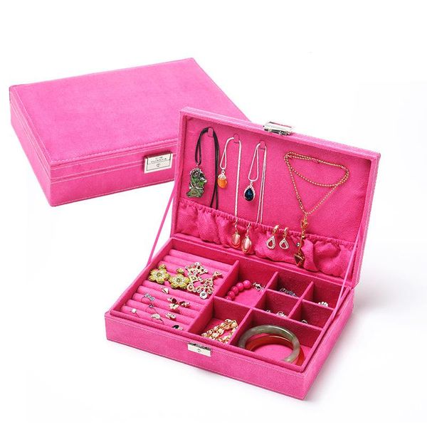 storage boxes & bins 2021 velvet jewelry box big capacity for necklace earring watches portable organizers
storage boxes & bins 2021 velvet jewelry box big capacity for necklace earring watches portable organizers