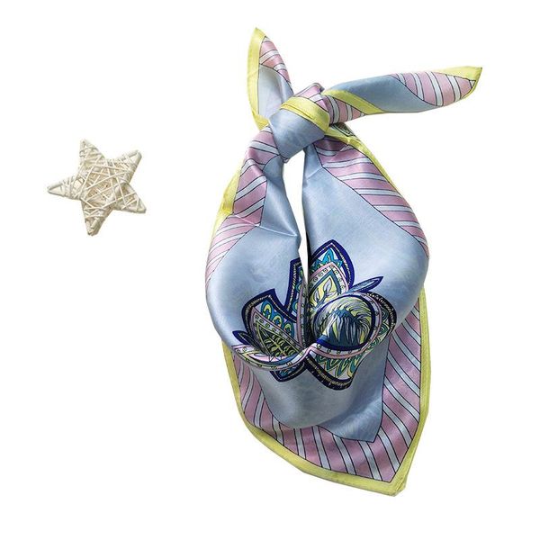 scarves fashion silk scarf ladies small squaresatin professional decorate handband 53*53cm four seasons present, Blue;gray
scarves fashion silk scarf ladies small squaresatin professional decorate handband 53*53cm four seasons present, Blue;gray