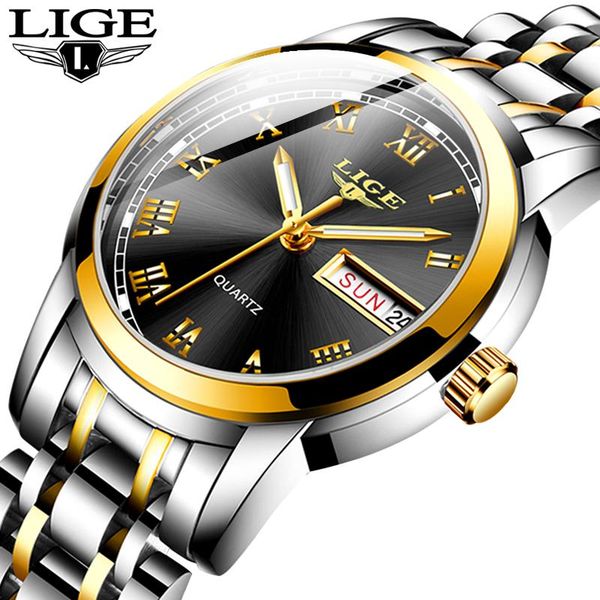 wristwatches lige women watches fashion watch ladies quartz clock gold wrist 2021 gift for, Slivery;brown
wristwatches lige women watches fashion watch ladies quartz clock gold wrist 2021 gift for, Slivery;brown