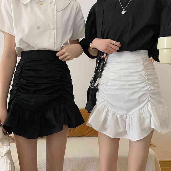 skirts women's spring autumn a-line novelty pleated ruffled short skirt black/white crepe mermaid trumpet mini s65a
skirts women's spring autumn a-line novelty pleated ruffled short skirt black/white crepe mermaid trumpet mini s65a