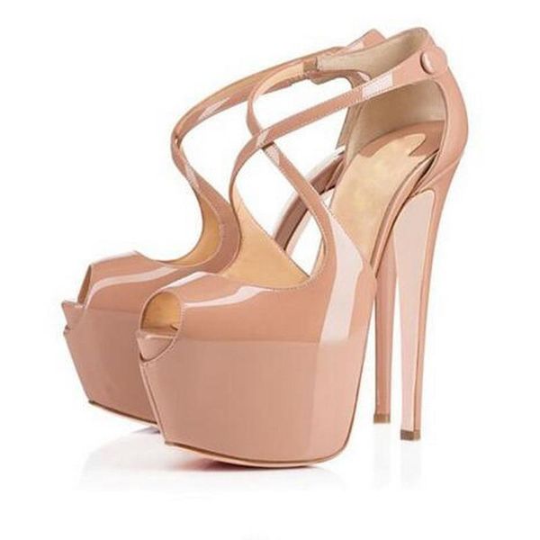dress shoes cross strap pumps platform heels peep toe extreme high party women nude black 16cm fashion shoe size45
dress shoes cross strap pumps platform heels peep toe extreme high party women nude black 16cm fashion shoe size45