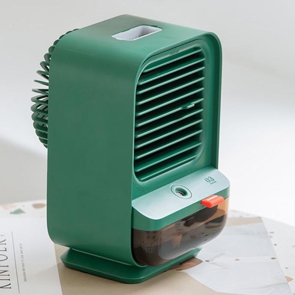 electric fans portable mini usb rechargeable water-cooled air conditioner deskcooler fan a2ue