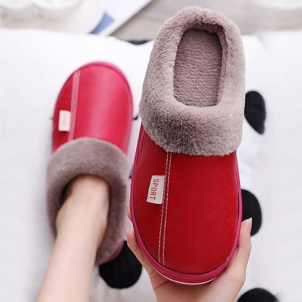waterproof home slippers women men winter fur plush keep warm flat house indoor shoes woman soft comfort cotton female shoes p0828, Black
waterproof home slippers women men winter fur plush keep warm flat house indoor shoes woman soft comfort cotton female shoes p0828, Black
