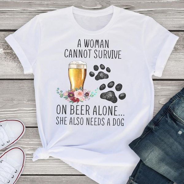 graphic short sleeve cartoon dog women t shirt beer flower animal summer tees clothing female womens, White
graphic short sleeve cartoon dog women t shirt beer flower animal summer tees clothing female womens, White