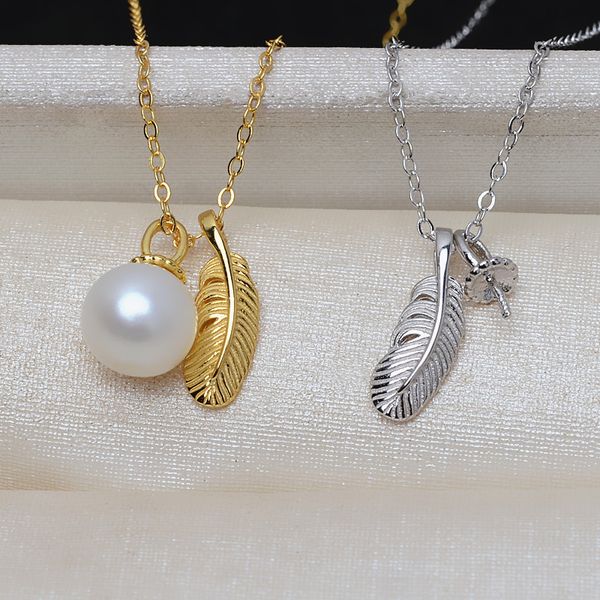 korean popular s925 silver pendant feather empty support diy silver jewelry 5-6 pearl accessories 3873
korean popular s925 silver pendant feather empty support diy silver jewelry 5-6 pearl accessories 3873