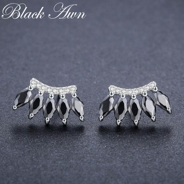 other vintage 2.3g 925 sterling silver earring geometric black spinel stud earrings for women fine jewelry bijoux t189, Golden;silver
other vintage 2.3g 925 sterling silver earring geometric black spinel stud earrings for women fine jewelry bijoux t189, Golden;silver