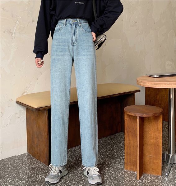 jeans 2021 femme fashion love patch big pocket size high waist all-match retro women's jean pants, Blue
jeans 2021 femme fashion love patch big pocket size high waist all-match retro women's jean pants, Blue