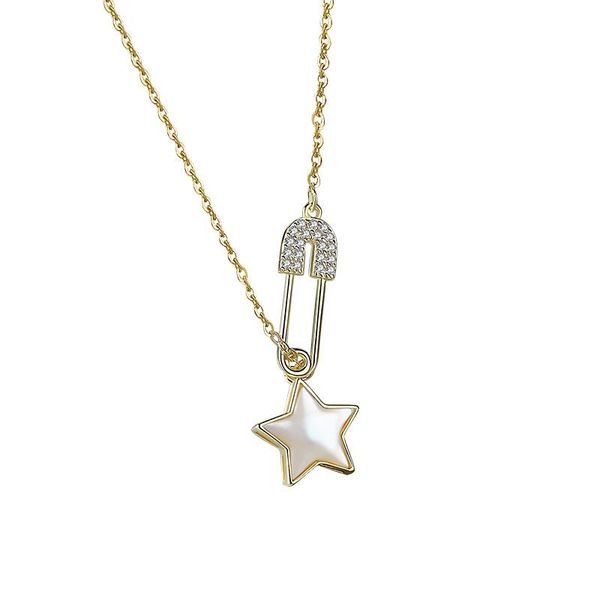 chains s925 sterling silver star necklace female creative niche design pin clavicle chain white mother-of-pearl wholesale
chains s925 sterling silver star necklace female creative niche design pin clavicle chain white mother-of-pearl wholesale