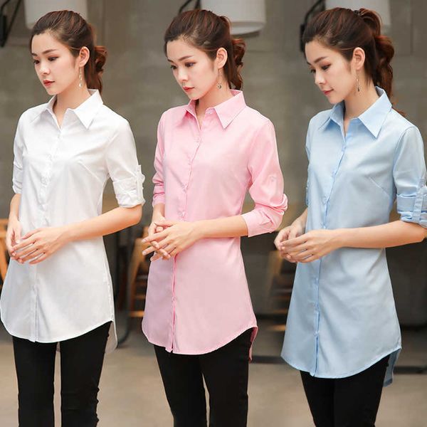 korean women shirts woman long office lady sleeves chiffon blouses plus size pink 210604, White
korean women shirts woman long office lady sleeves chiffon blouses plus size pink 210604, White