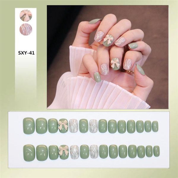 false nails jelly nail piece 24 pcs adhesive round/flat/pointed tip manicure patch with decor save time ne, Red;gold
false nails jelly nail piece 24 pcs adhesive round/flat/pointed tip manicure patch with decor save time ne, Red;gold