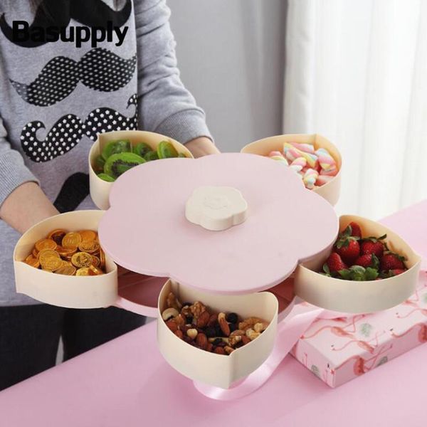 storage boxes & bins 2021 rotating fruit box petal plate 5 grids nut snack candy container jewelry organizer
storage boxes & bins 2021 rotating fruit box petal plate 5 grids nut snack candy container jewelry organizer