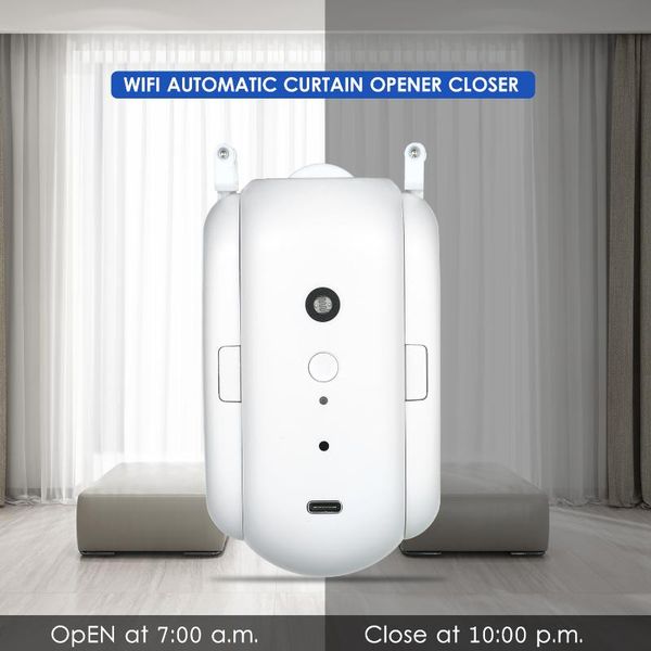 kkmoon wifi automatic curtain opener closer motor for track rod replacement amazon alexa google smart home control
kkmoon wifi automatic curtain opener closer motor for track rod replacement amazon alexa google smart home control