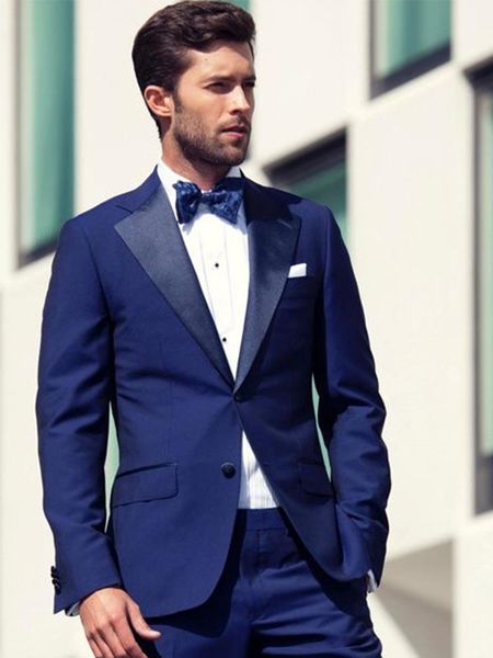 men's suits & blazers anniebritney navy blue 2 piece slim fit men formal suit tailor made skinny groom wedding tuxedo prom set, White;black
men's suits & blazers anniebritney navy blue 2 piece slim fit men formal suit tailor made skinny groom wedding tuxedo prom set, White;black
