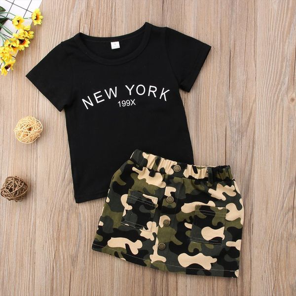 toddler girls clothes set summer fashion short sleeve letter t shirt camouflage skirt cotton outfits kids clothing, White
toddler girls clothes set summer fashion short sleeve letter t shirt camouflage skirt cotton outfits kids clothing, White