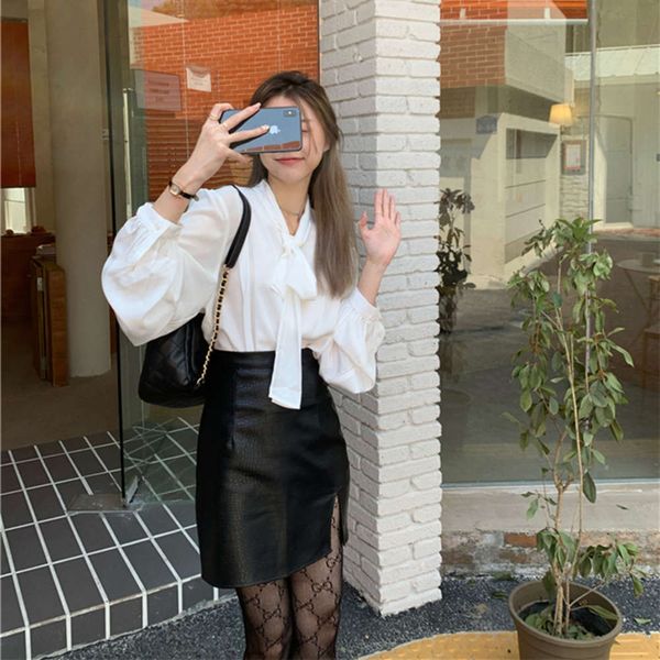 party dresses white female french chic gentle wind butterfly loose chiffon shirt spring thin temperament long sleeve v2o5, White;black
party dresses white female french chic gentle wind butterfly loose chiffon shirt spring thin temperament long sleeve v2o5, White;black