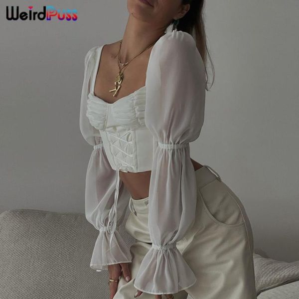 women's t-shirt weird puss lantern sleeve shirts women autumn backless casual ruched drawstring skinny outfit fashion wild slim street, White
women's t-shirt weird puss lantern sleeve shirts women autumn backless casual ruched drawstring skinny outfit fashion wild slim street, White