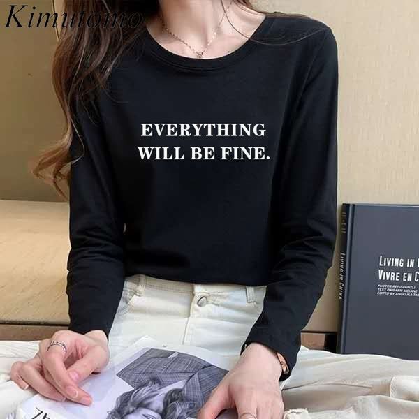 kimutomo women t-shirt spring autumn korea chic girls o-neck letter print long sleeve pullover outwear fashion 210521, White
kimutomo women t-shirt spring autumn korea chic girls o-neck letter print long sleeve pullover outwear fashion 210521, White