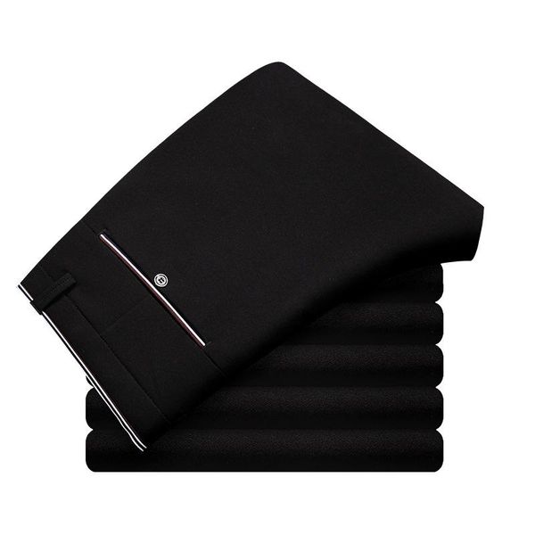 men's pants business casual stretch slim fit men straight pencil male soft long trousers mens black blue high quality
men's pants business casual stretch slim fit men straight pencil male soft long trousers mens black blue high quality