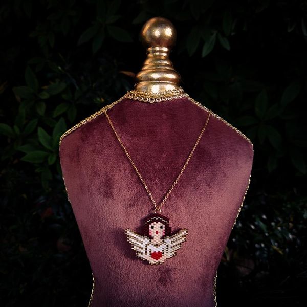 pendant necklaces fairywoo angel necklace handmade jewelry cute girl stainless steel chain sweet heart accessories wing wholesale, Silver
pendant necklaces fairywoo angel necklace handmade jewelry cute girl stainless steel chain sweet heart accessories wing wholesale, Silver