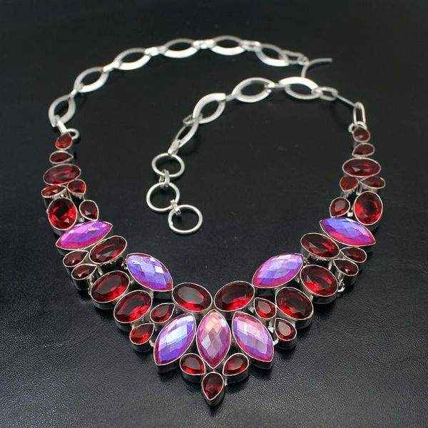 beautiful ladies jewelry mystic zz redgarnet necklace women choker necklaces 17 inch pendant, Silver
beautiful ladies jewelry mystic zz redgarnet necklace women choker necklaces 17 inch pendant, Silver