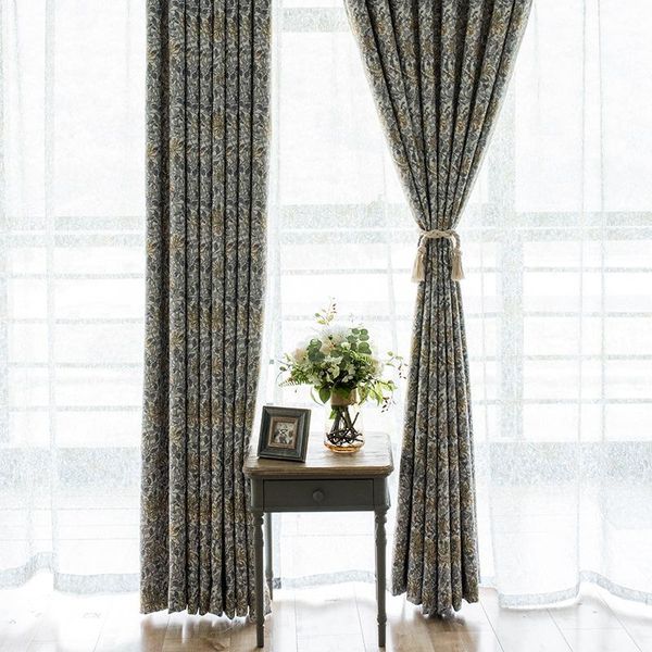 curtain & drapes modern pastoral european style curtains black silk shading printed for living room and bedrooms
curtain & drapes modern pastoral european style curtains black silk shading printed for living room and bedrooms