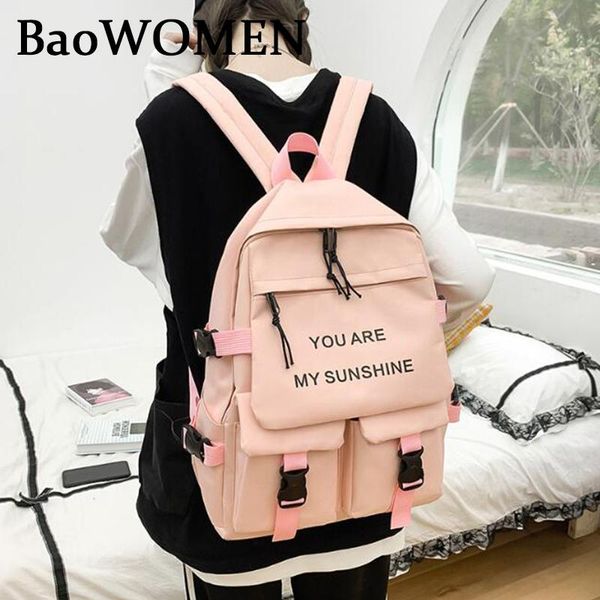 backpack baowomen 3pcs/set nylon waterproof women female school bags for college students shoulder bag
backpack baowomen 3pcs/set nylon waterproof women female school bags for college students shoulder bag