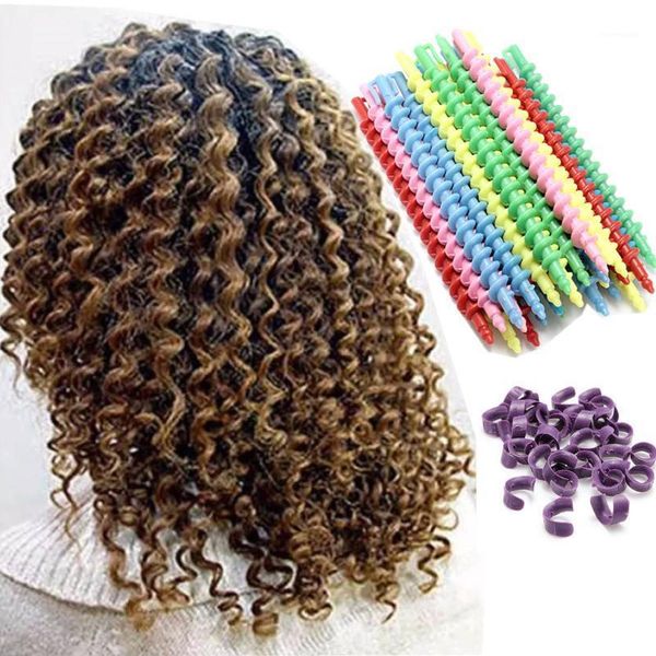 30pcs /set long plastic hairdressing spiral hair styling perm rod barber salon tool random color1, Black
30pcs /set long plastic hairdressing spiral hair styling perm rod barber salon tool random color1, Black