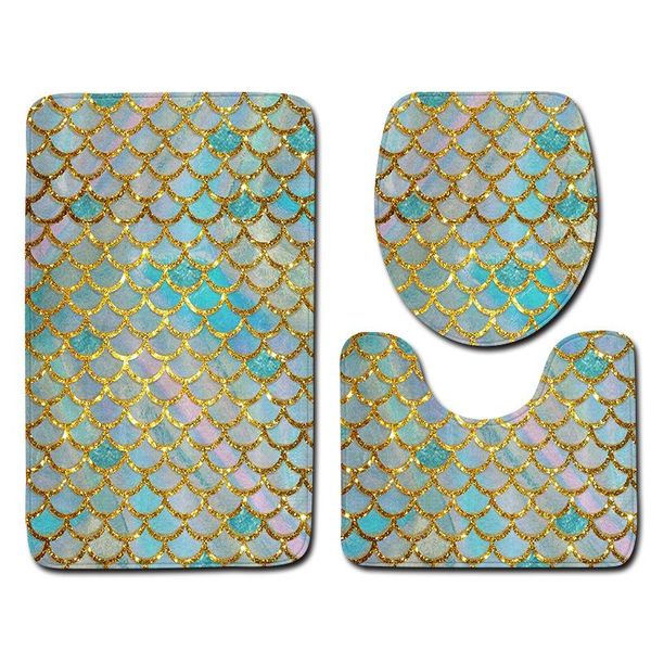 bath mats 3pcs/set vintage fish scale pattern cartoon print anti-slip bathroom floor mat home decor shower non-slip rug door
bath mats 3pcs/set vintage fish scale pattern cartoon print anti-slip bathroom floor mat home decor shower non-slip rug door