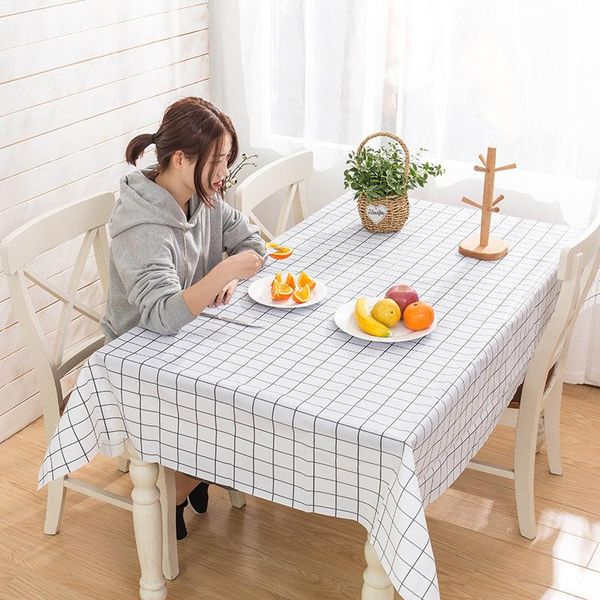 table cloth brief plaid waterproof tablecloth living room kitchen pvc plastic softglass rectangle dinning cover mat
table cloth brief plaid waterproof tablecloth living room kitchen pvc plastic softglass rectangle dinning cover mat