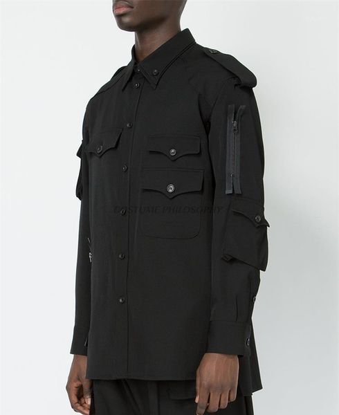 s-6xl men's wear in large sizes original design loose-fitting shirts customized military style coats casual, White;black
s-6xl men's wear in large sizes original design loose-fitting shirts customized military style coats casual, White;black