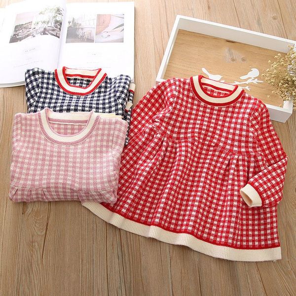 pullover autumn and winter girls' dresses 2021 clothes for children long-sleeved knitted plaid outfits korean princess dress, Blue
pullover autumn and winter girls' dresses 2021 clothes for children long-sleeved knitted plaid outfits korean princess dress, Blue