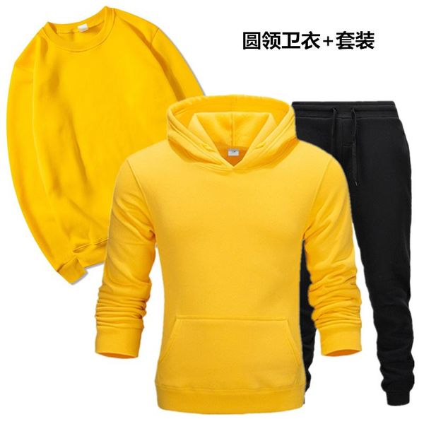 men's tracksuits 2021 autumn and winter sportswear two-piece hooded sweatshirt pants solid color sticker hoodie set casua, Gray
men's tracksuits 2021 autumn and winter sportswear two-piece hooded sweatshirt pants solid color sticker hoodie set casua, Gray