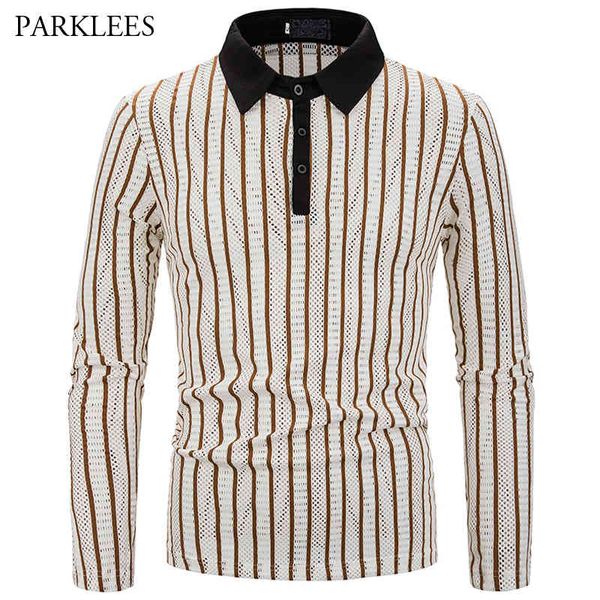 vertical stripes hollow design shirt men's fashion slim fit casual business long-sleeved street cotton lapel men's clothing 210524, White;black
vertical stripes hollow design shirt men's fashion slim fit casual business long-sleeved street cotton lapel men's clothing 210524, White;black