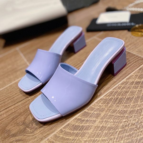 mules thick high heel slippers designer outdoor shoes fashion sandals slides luxurious brand open toe women leather sole comfortable high qu, Black
mules thick high heel slippers designer outdoor shoes fashion sandals slides luxurious brand open toe women leather sole comfortable high qu, Black