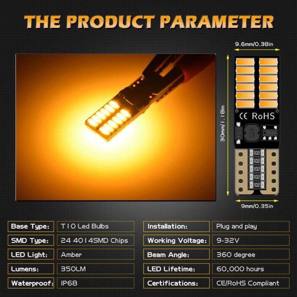 accessories bulb globe car led light t10 w5w 501 white 12v-24v 24 4014 emergency lights
accessories bulb globe car led light t10 w5w 501 white 12v-24v 24 4014 emergency lights