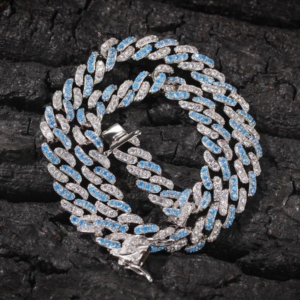 chains fashion hip hop rock jewelry 9mm cuban link chain necklace bling baby blue prong miami gift for women men, Silver
chains fashion hip hop rock jewelry 9mm cuban link chain necklace bling baby blue prong miami gift for women men, Silver