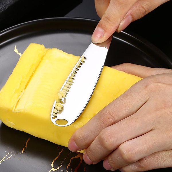 multifunction stainless steel butter knife with hole tools cheese dessert jam knives cutlery kitchen toast bread jams spreader ld71407
multifunction stainless steel butter knife with hole tools cheese dessert jam knives cutlery kitchen toast bread jams spreader ld71407