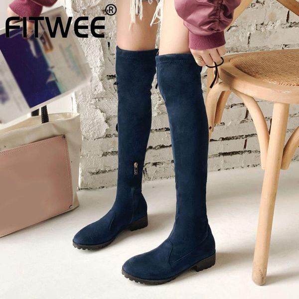 boots fitwee ladies fashion 2021 flats round toe zipper comfortable shoes woman keep warm winter over knee size 34-43, Black
boots fitwee ladies fashion 2021 flats round toe zipper comfortable shoes woman keep warm winter over knee size 34-43, Black
