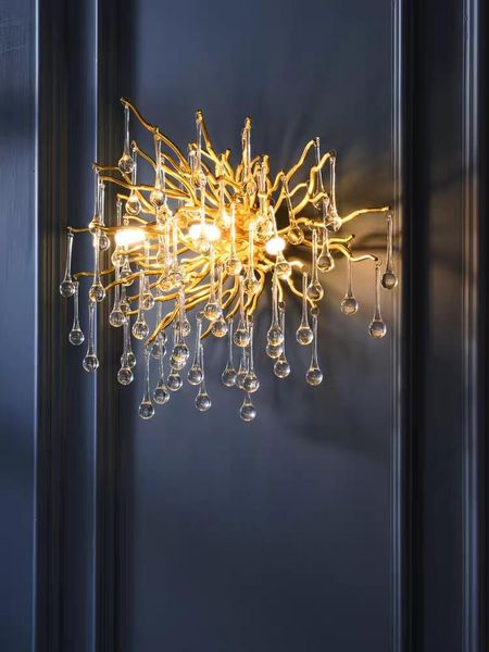 crystal glass led lamp wall chandelier bedroom living room nordic post-modern minimalist villa indoor lighting
crystal glass led lamp wall chandelier bedroom living room nordic post-modern minimalist villa indoor lighting