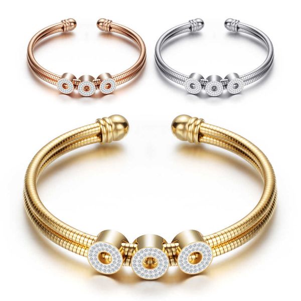 adjustable open 316l stainless steel bracelets bangles 3 color cuff bangle for women jewelry gift q0719, Black
adjustable open 316l stainless steel bracelets bangles 3 color cuff bangle for women jewelry gift q0719, Black