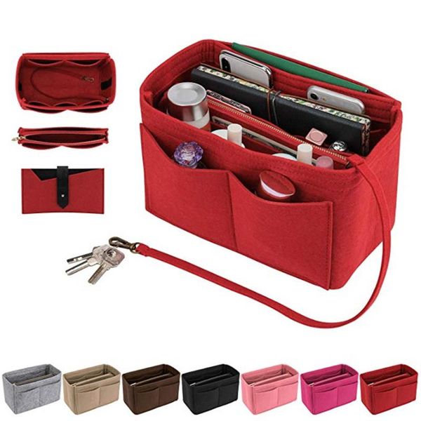 the make organizer felt insert bag for handbag travel inner purse portable cosmetic various brand bags large capacity & cases
the make organizer felt insert bag for handbag travel inner purse portable cosmetic various brand bags large capacity & cases