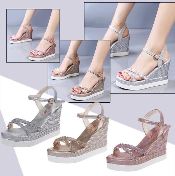 sandals women ladies fashion crystal open toe wedges platforms high heels breathable comfort beach shoes plus size, Black
sandals women ladies fashion crystal open toe wedges platforms high heels breathable comfort beach shoes plus size, Black