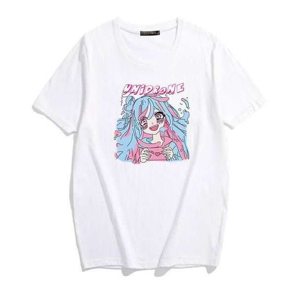 women's t-shirt ulzzang vintage loose chic kawaii summer women japanese cartoon streetwear harajuku pink female, White
women's t-shirt ulzzang vintage loose chic kawaii summer women japanese cartoon streetwear harajuku pink female, White